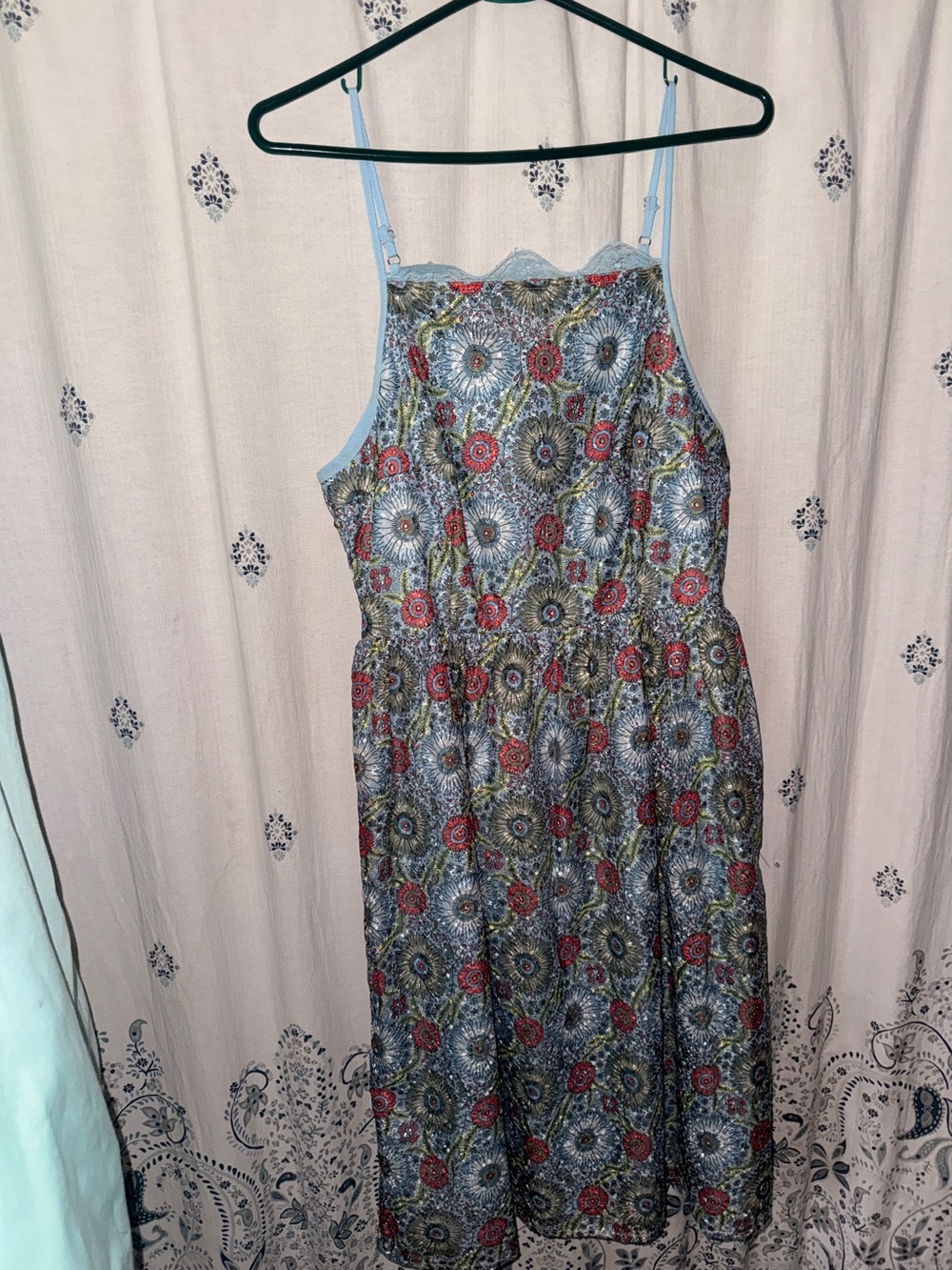 ModCloth Liza Luxe Embroidered Mandala Dress 🌟 Embroidered Whimsical Boho Dream